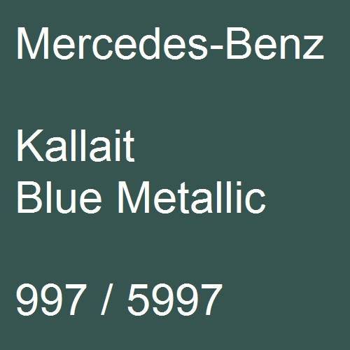 Mercedes-Benz, Kallait Blue Metallic, 997 / 5997.